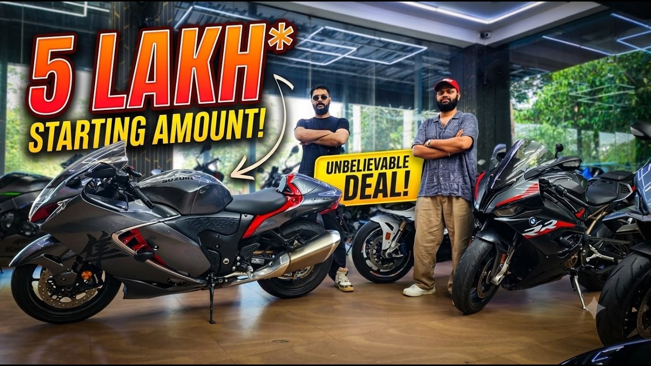 Delhi CHEAPEST Used Superbike Market Tour EP-2 &mdash; Hayabusa, Kawasaki, Harley, BMW & Triumph Prices!