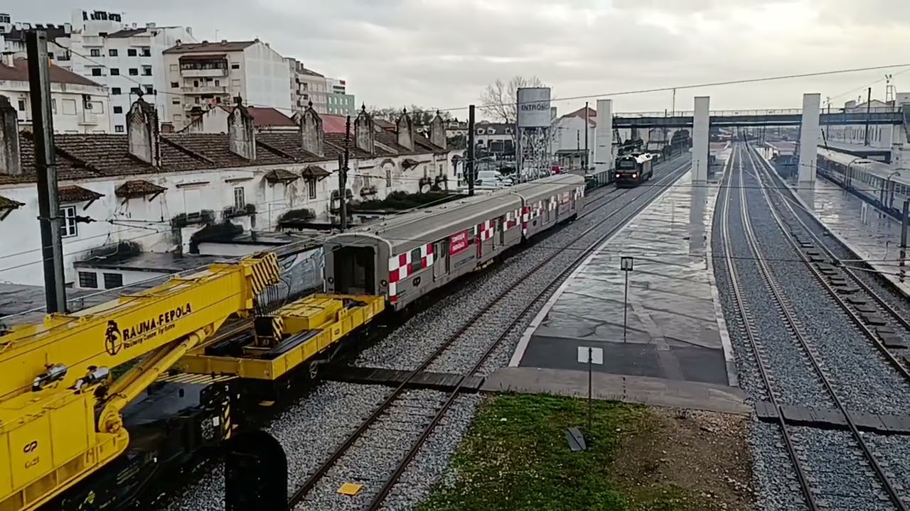 CP MEDWAY e CAPTRAIN. Comboios no entroncamento 