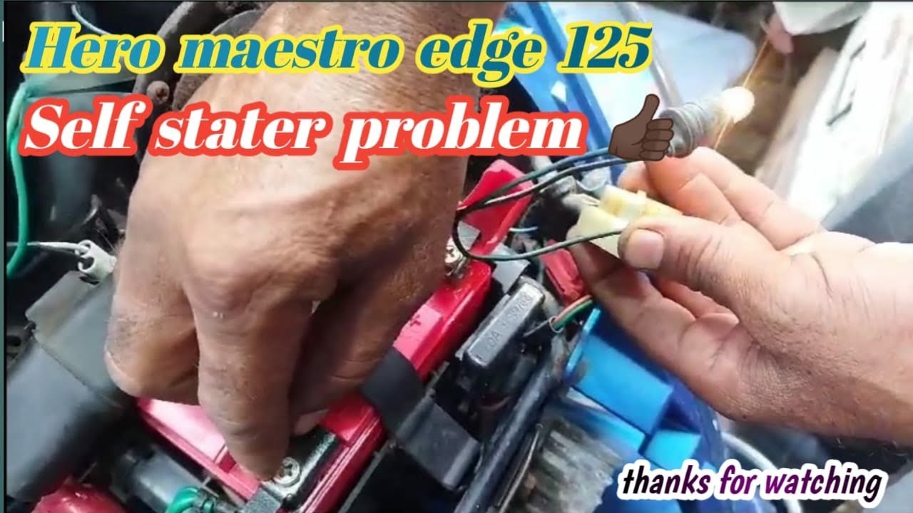 HERO MESTRO EDGE 125 self start problem solved 👍 