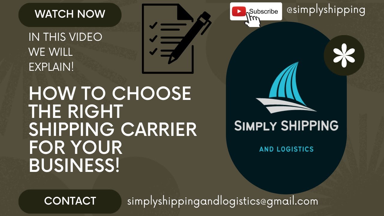 The Ultimate Guide to How to Choose the Right Shipping Carrier for Your Business (2023)!