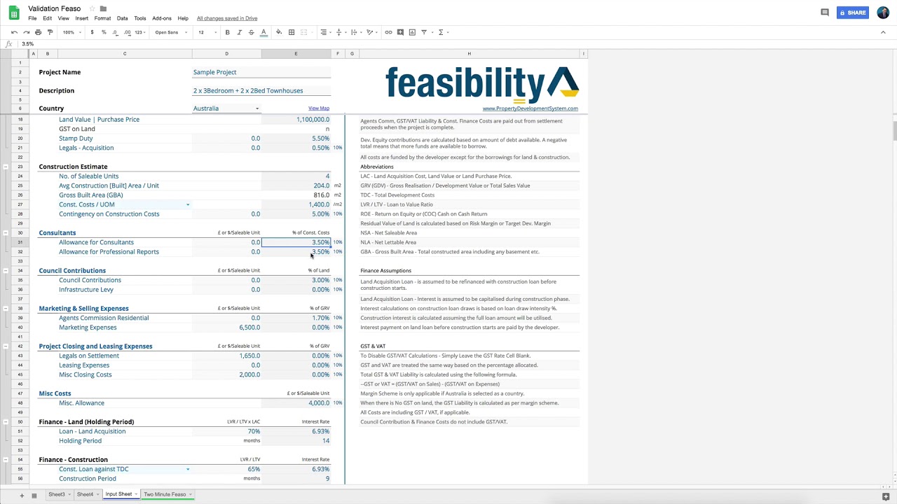 Property Development Feasibility Case Study - Australia & International