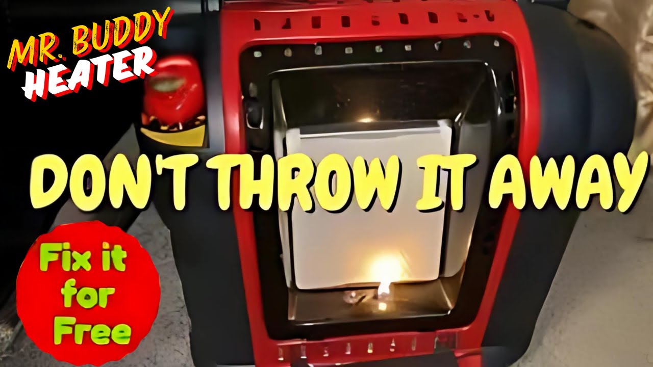 Обогреватель Buddy не включается | Очистите топливозаборник | Ремонт своими руками