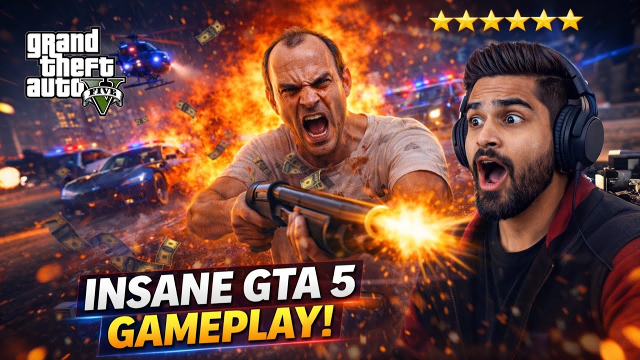 GTA 5 Story Mode Gameplay – Full Chaos || mokib_Gaming || 
