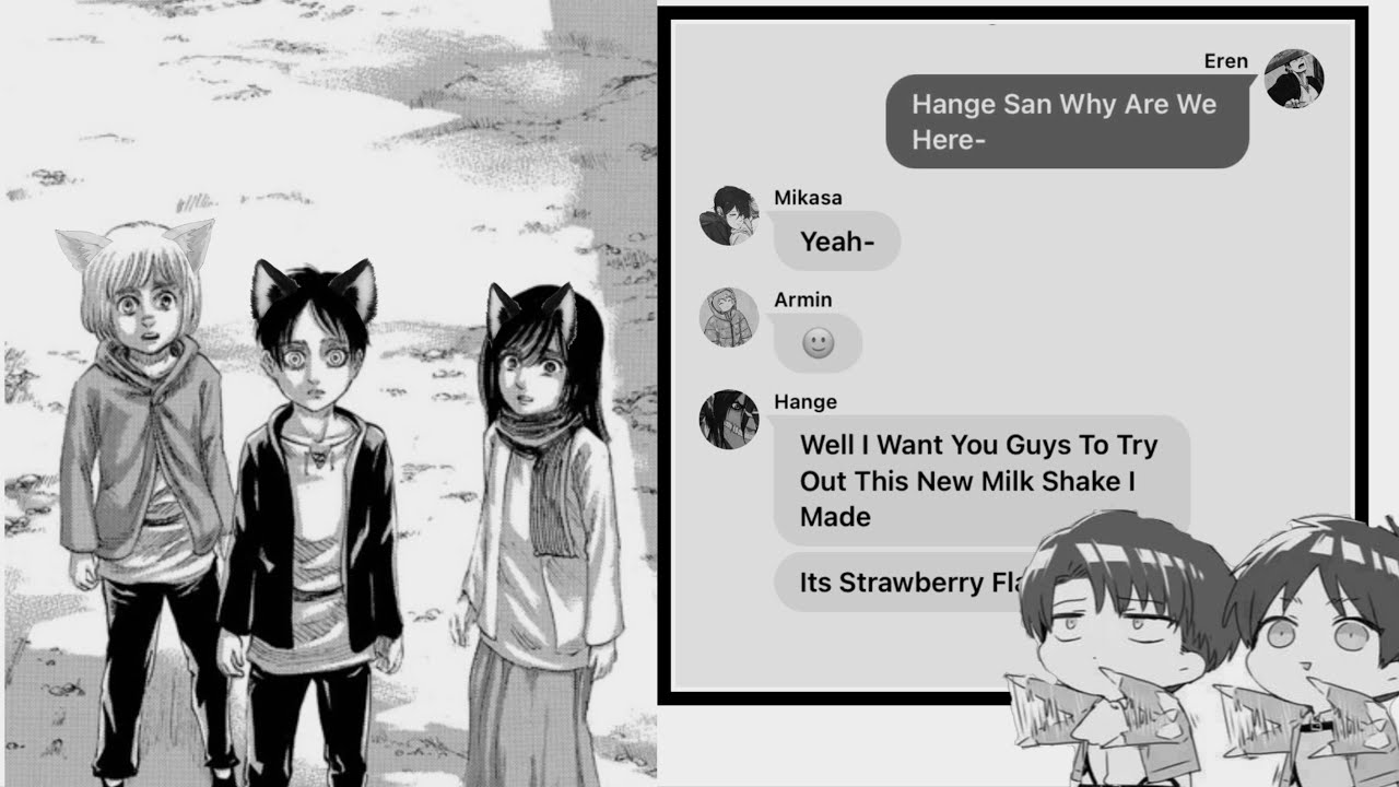 Eren Mikasa And Armin Turned Into Babies For 24Hours(ReadDesc)