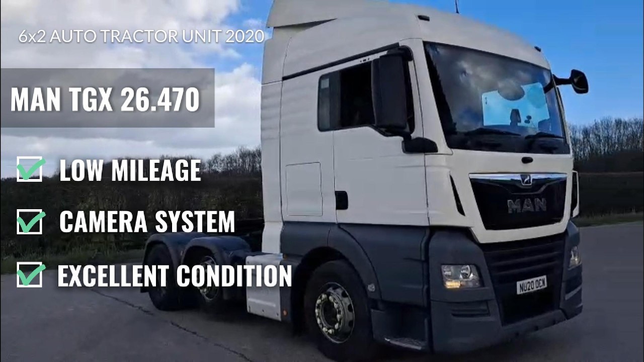 MAN TGX 26.470 2020 | Low Mileage 6x2 Tractor Unit #mantrucks #mantgx #360  #trucksales #uktrucks