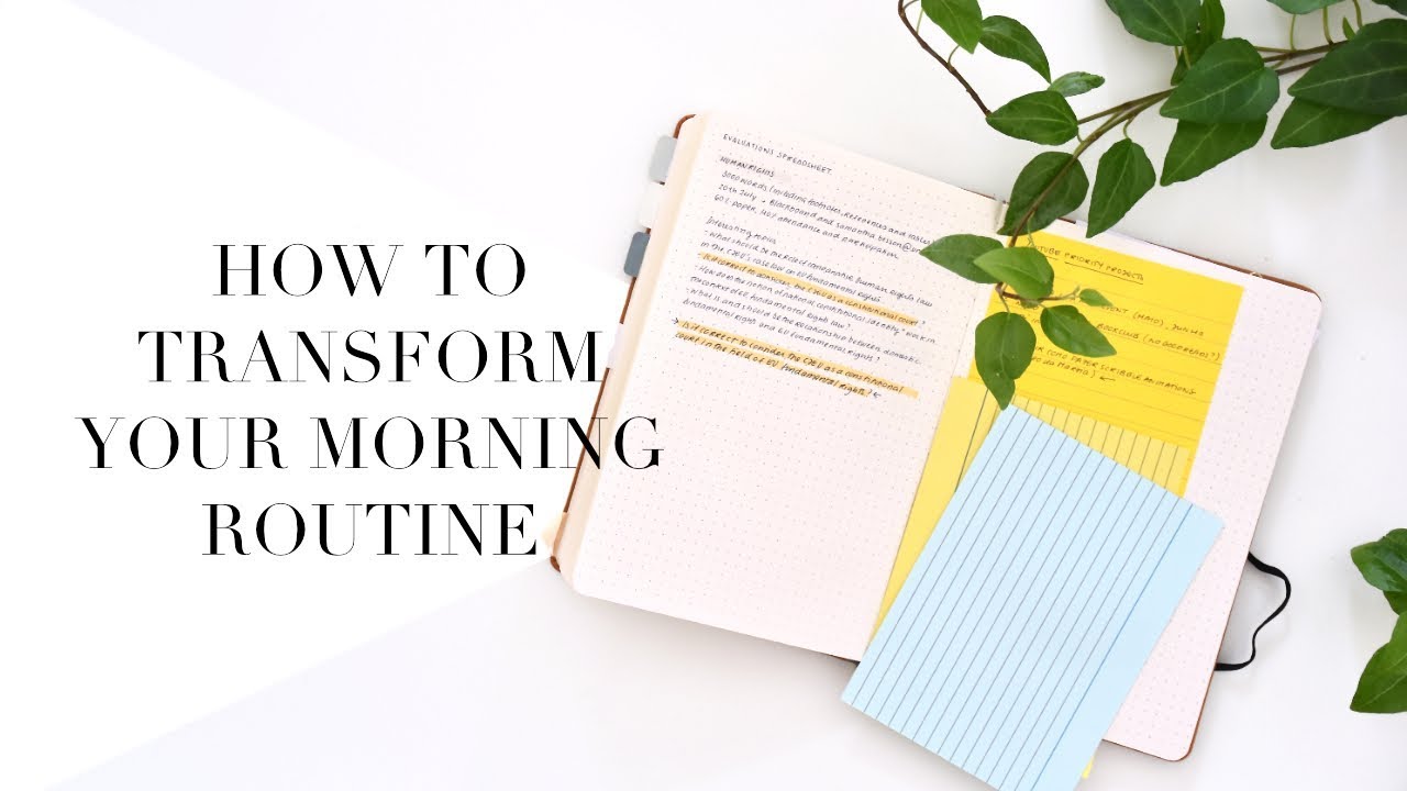 5 ways to improve your morning routine