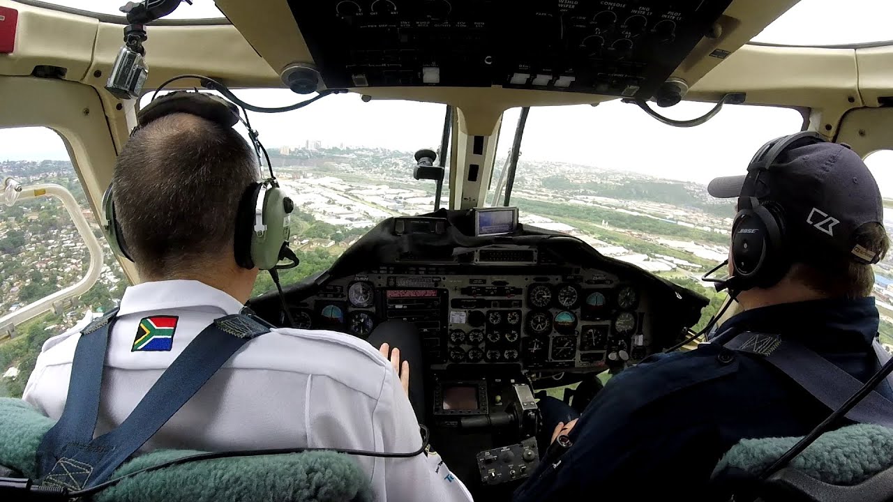 Bell 222 flight back to base