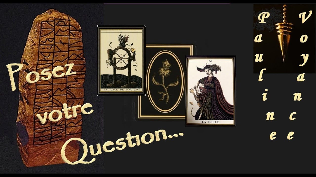🔮R&eacute;ponse &agrave; QUESTION🔮TIREZ une carte🌟RUNES divinatoires🌟