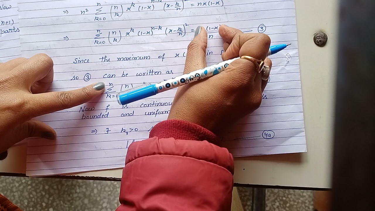 Real Analysis: Weierstrass Approximation Theorem part 2