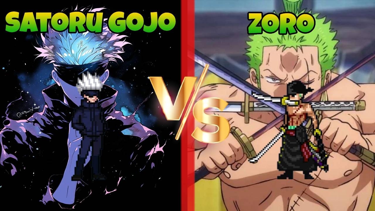 Jump Force MUGEN Satoru Gojo vs Zoro Oni