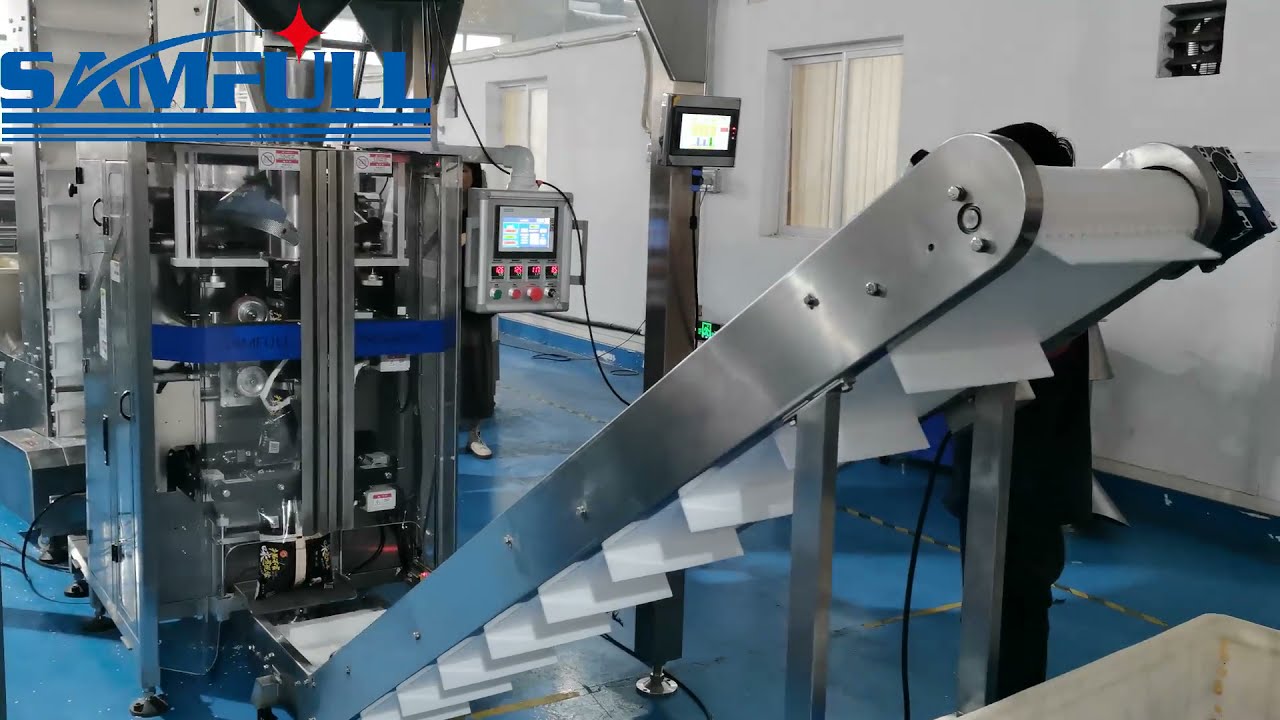 four head linear weigher VFFS vertical packing machine for cereal oat meal flake