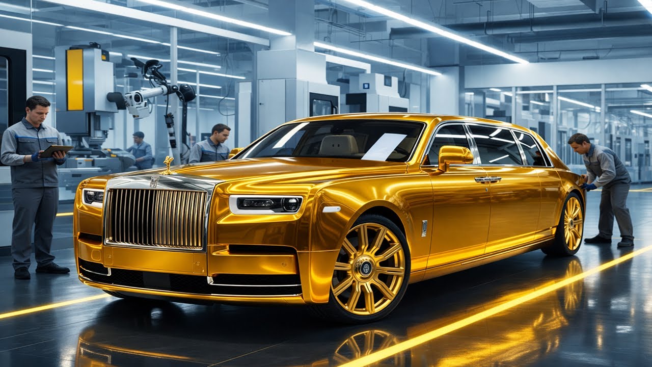 Inside the Factory: CNC Machining a Solid Gold Rolls-Royce Phantom & Spirit of Ecstasy