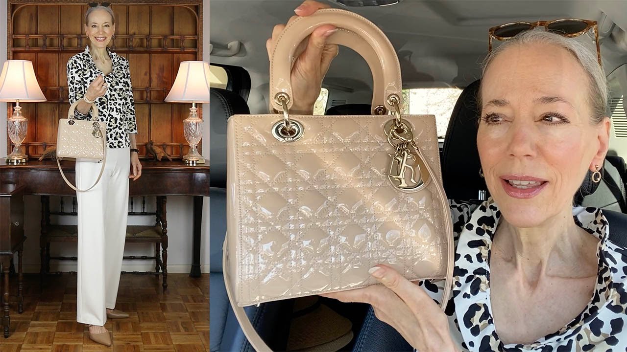 Vlog: Christian Dior Medium Lady Dior, Leopard Top, Ivory Trousers OOTD; Lunch Ridgway, Naples, FL