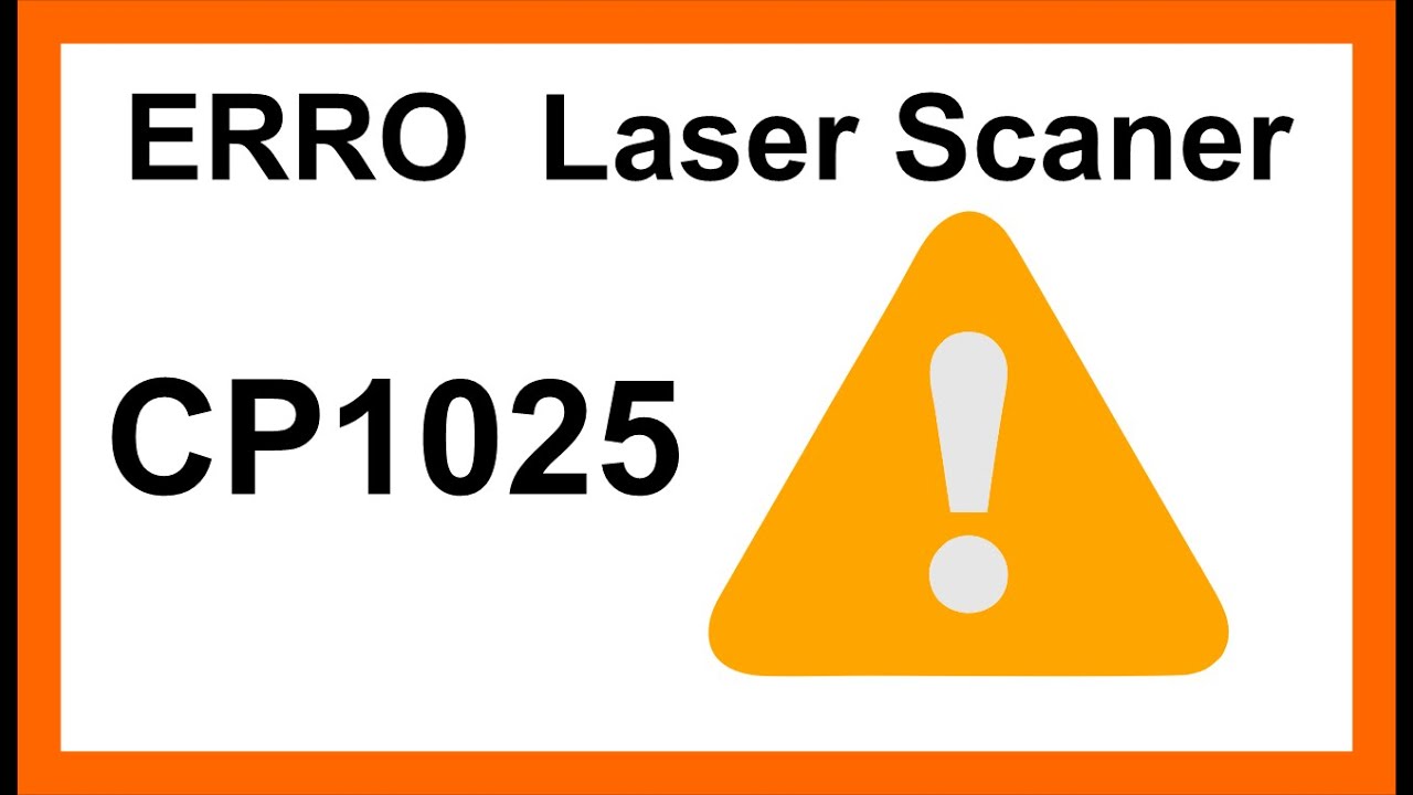 ERRO, laser scaner Impressora hp CP1025