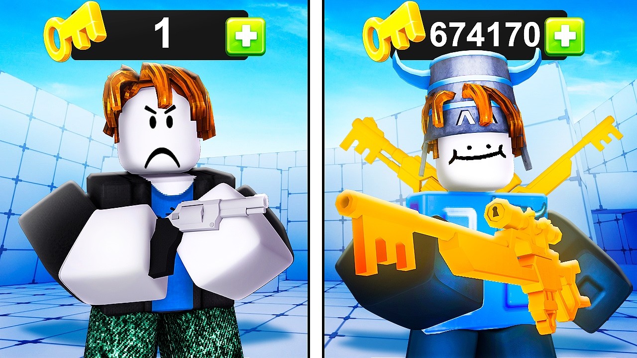 Сколько ключей я могу получить за 1 час в Roblox Rivals!