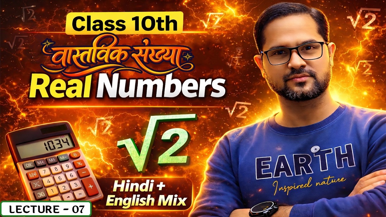 Class 10 Maths: Real Numbers (वास्तविक संख्याएं) | Lecture 07 | Board Exam 2026-27 | by Sk Sir