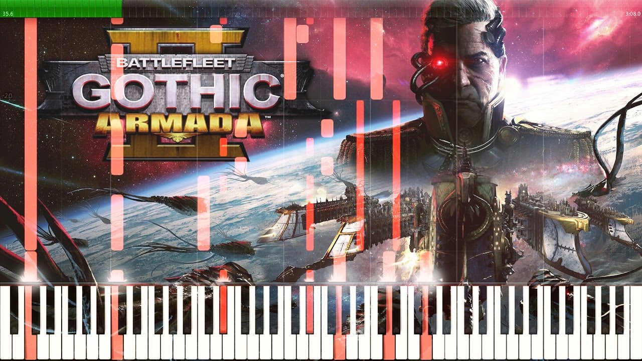 Battlefleet Gothic: Armada II - Attack Without Mercy | Synthesia Piano