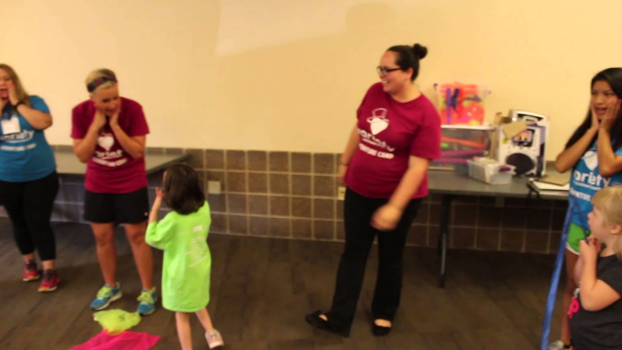 Variety Adventure Campers sing 