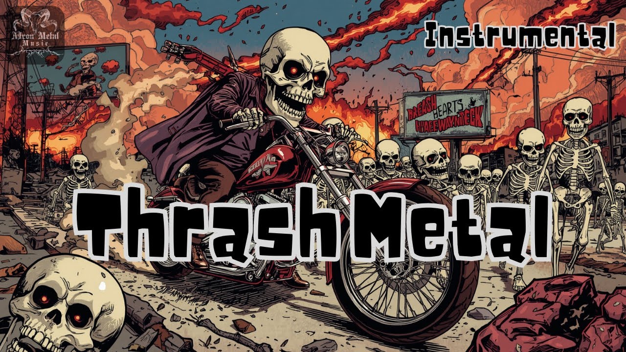 Fast Thrash Metal Instrumental🎸Heavy Guitar🎤No Vocals for Gaming Workout