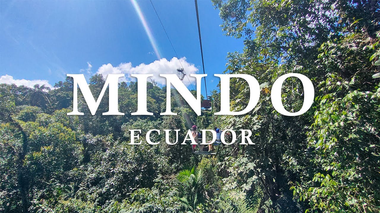 Un telef&eacute;rico en medio de la naturaleza, MINDO | Vlog Ecuador #1