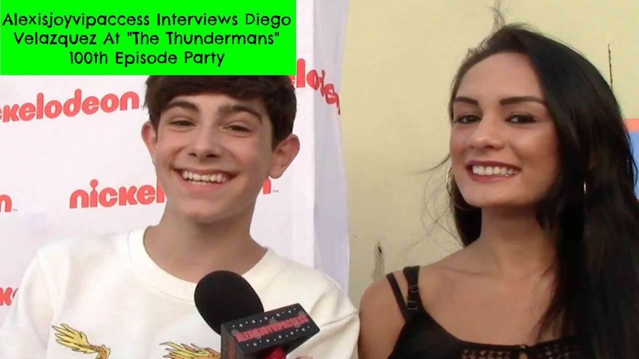 The Thundermans' Diego Velazquez Interview - Alexisjoyvipaccess - The Thundermans 100th Episode