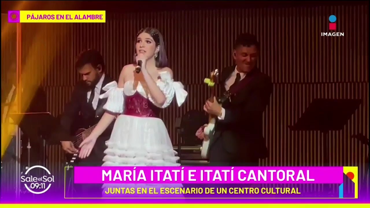 Hija de Itatí Cantoral DEBUTA cómo cantante en homenaje a Roberto Cantoral | Sale el Sol