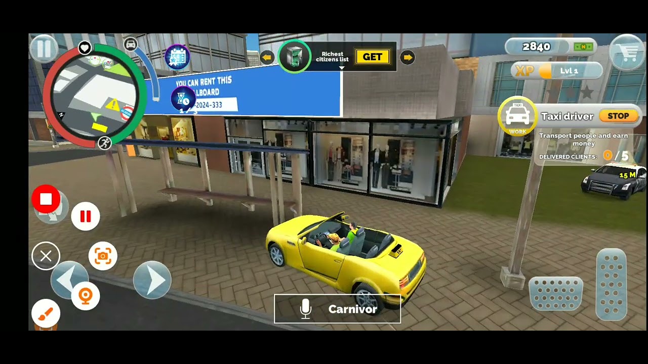 I became taxi driver 