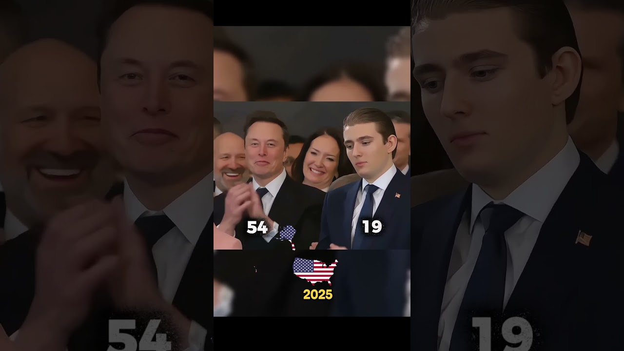 Barron Trump Meets Elon Musk at Trump&rsquo;s Inauguration 👀 🚀 #elonmusk #trump #barrontrump