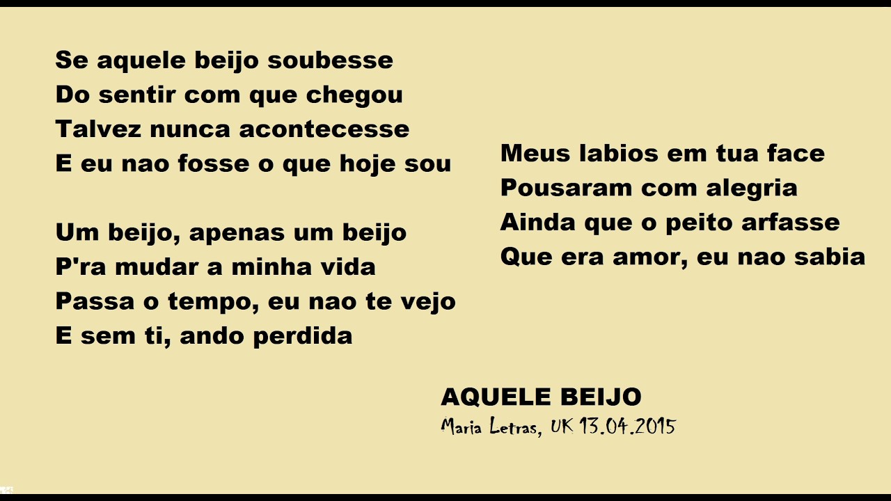 AQUELE BEIJO