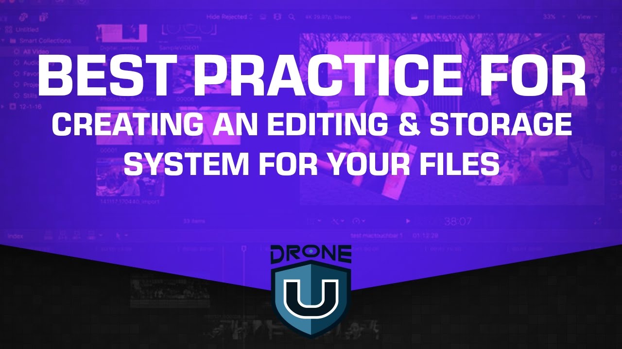 What are the Best Practices for storing your drone footage?