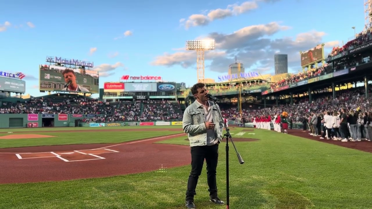 National Anthem @ Fenway park 4/16/2025