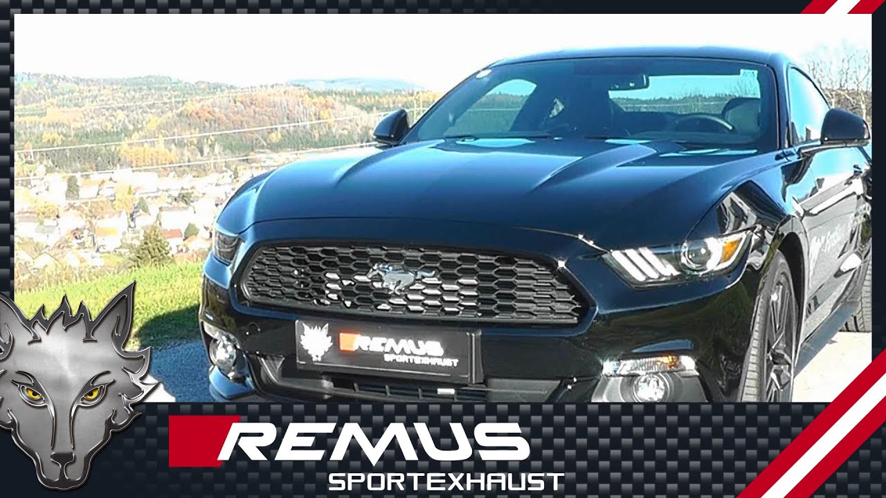 Ford Mustang 2.3T EcoBoost with REMUS cat-back system