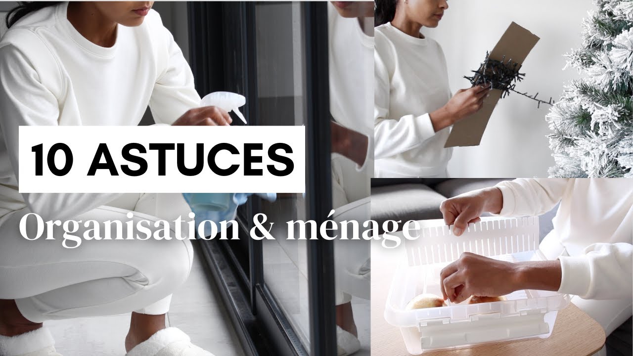 10 astuces organisation et ménage | J'enlève les décorations de Noel, je nettoie le salon