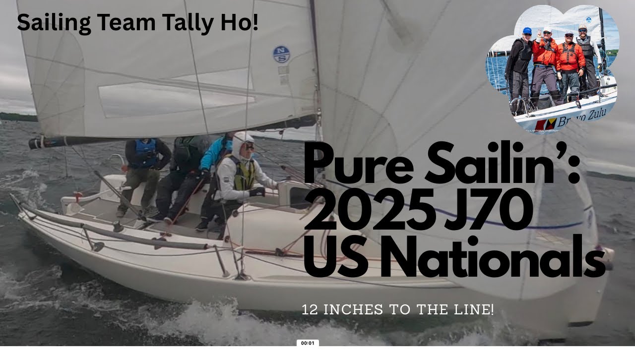 J70 Nationals Race 2: 12 Inches To The Line! #sailing #sailboatracing