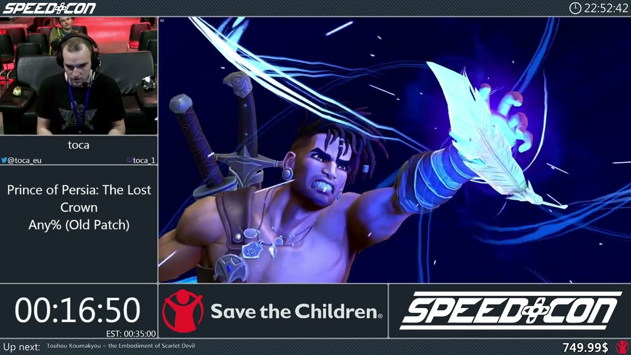 Prince of Persia: The Lost Crown - Any% (Old Patch) by toca | SpeedCon 2024