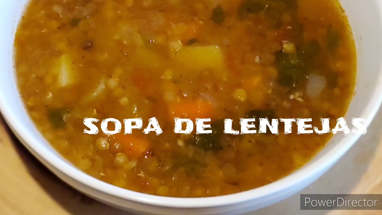 SOPA DE LENTEJAS EN LA INSTANT POT