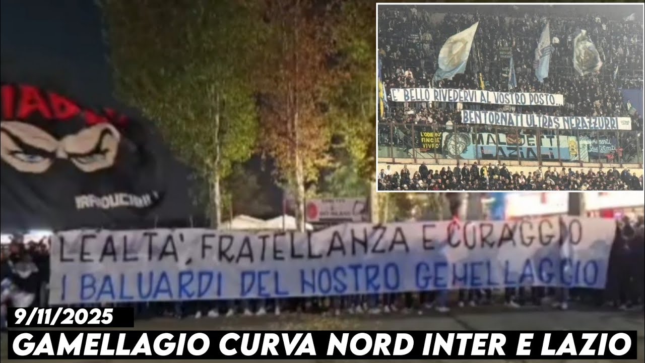 GAMELLAGIO CURVA NORD INTER E LAZIO || Inter Milan vs Lazio 9/12025
