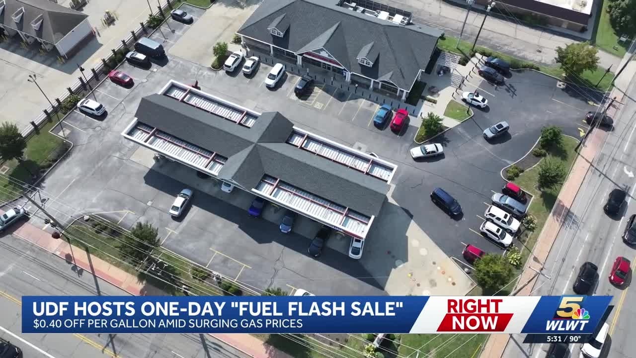United Dairy Farmers offering 'fuel flash sale' on gas Thursday