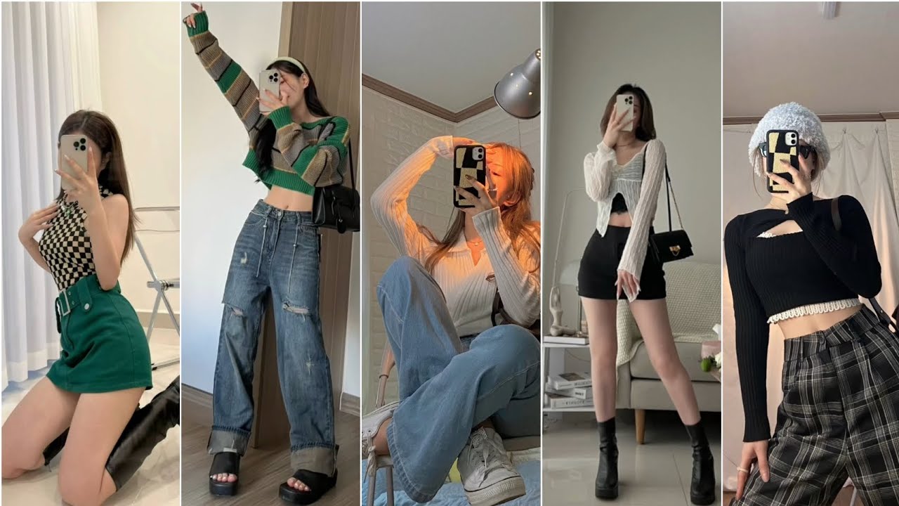 【抖音】春夏天网红穿搭分享 | Chinese tiktok mix & match | Tiktok fashion video #15 #OOTD #穿搭 💚