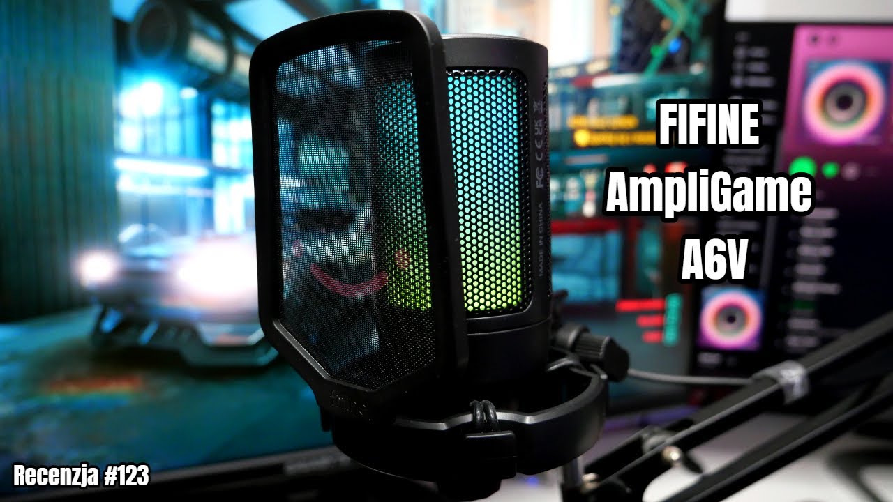 FIFINE AmpliGame A6V - mikrofon nie tylko gamingowy | Recenzja 