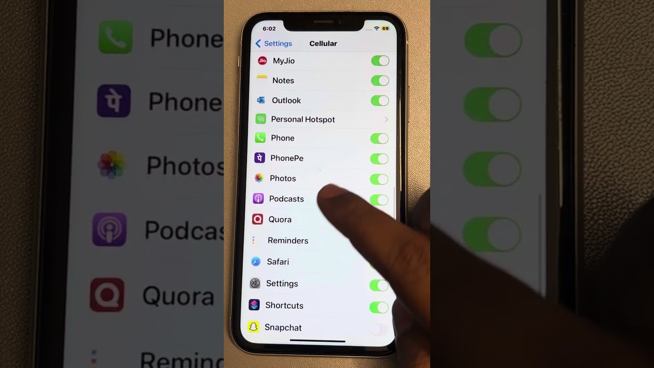 Allow YouTube only on WiFi and block on cellular data in iPhone