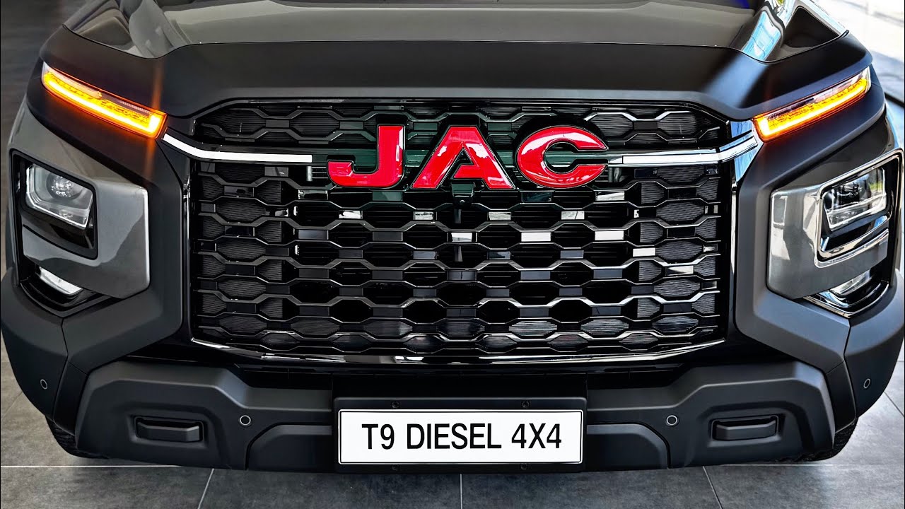 All New JAC T9 Diesel 4x4 2025 Grey Color | Luxury Pickup Truck | in-depth walkaround