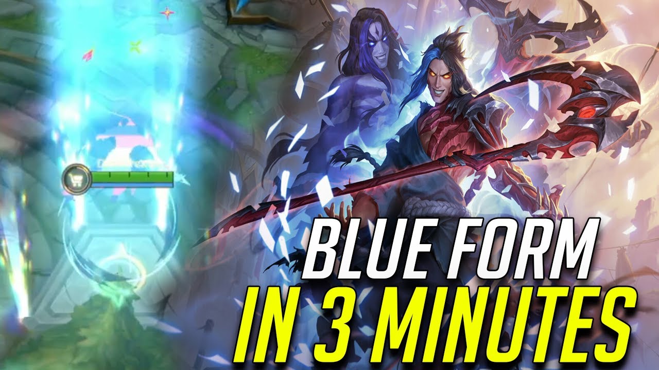 WILD RIFT: KAYN BLUE FORM IN UNDER 3 MINUTES + SUNDERED SKY IS OP