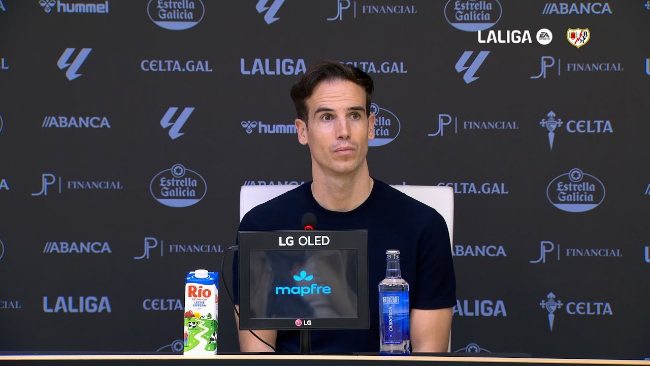 Íñigo Pérez tras el RC Celta 3 - Rayo Vallecano 0