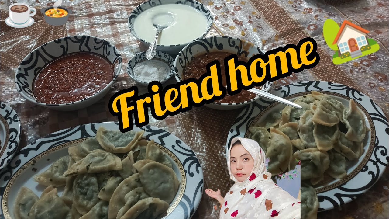 Today is going to firends|  home for lunch  امروز  ما خانی دوست خو رفتدہ بودم دہ نانی چاشت🏡☕🥀
