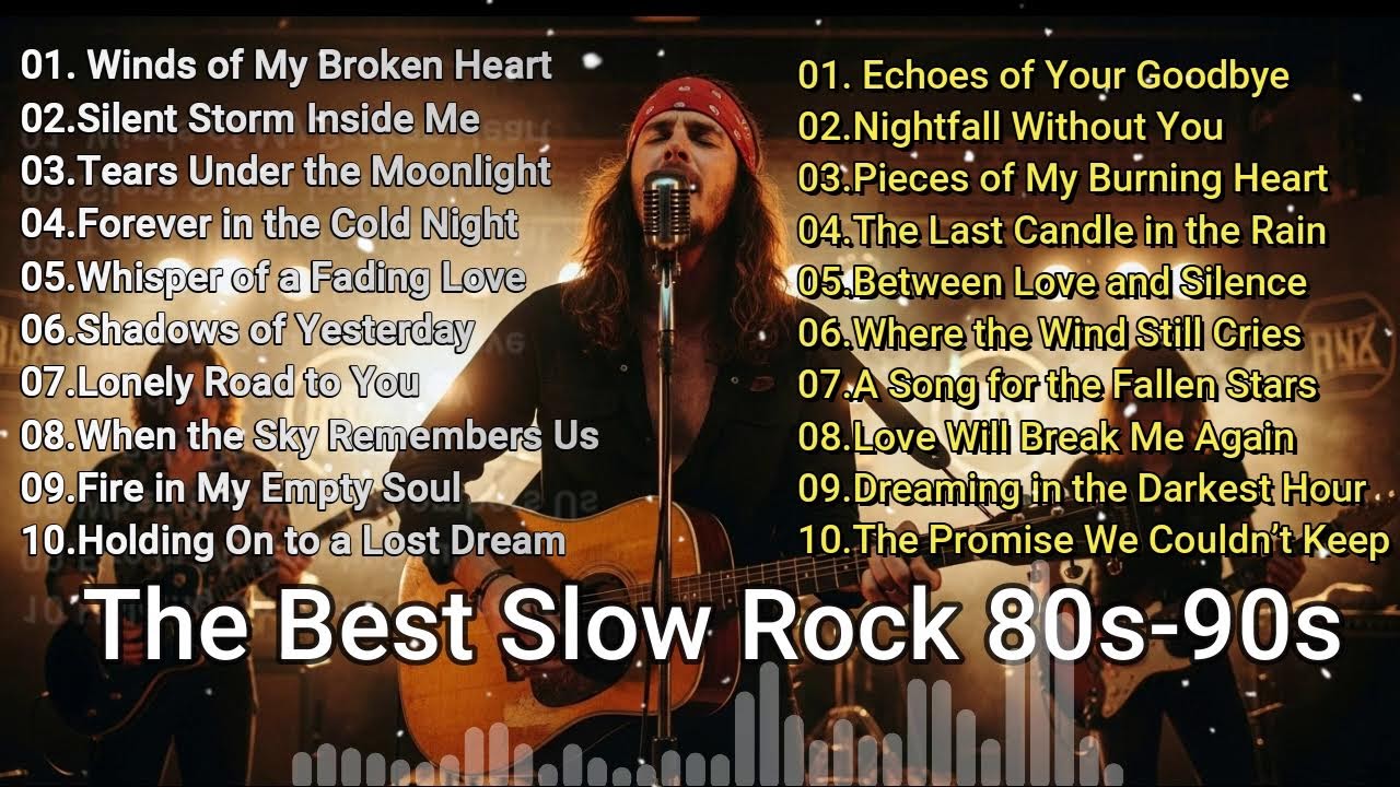 Scorpions, Aerosmith, BonJovi, Led Zeppelin, The Eagles Greatest Hits Slow Rock Ballads 70s 80s 90s.