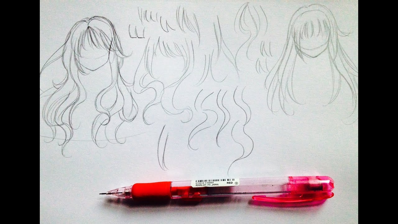 Manga tutorial: Natural Flowing Hair