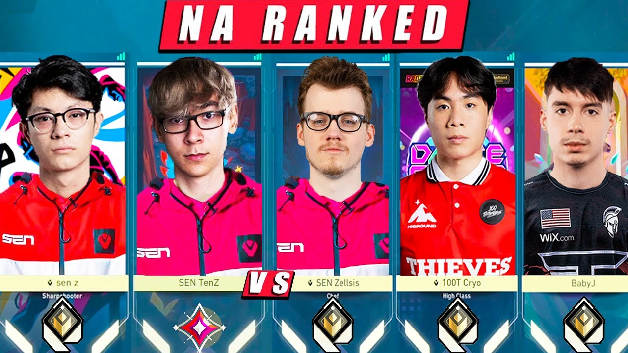 SEN TenZ With SEN Zekken Vs SEN Zellsis, 100T Cryocells & BabyJ In Immortal Radiant Lobby | VALORANT