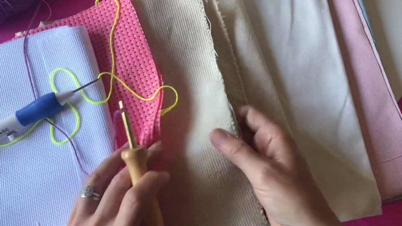 Punch Needle Embroidery - The Fabric