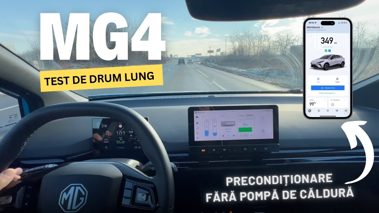 MG4 - iarna fără pompă de căldură